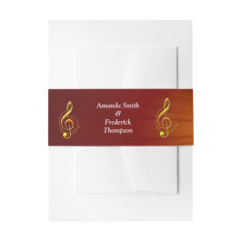 Cintas Para Invitaciones Temas de Celebración para Amantes de la Música