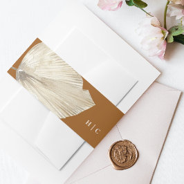Cintas Para Invitaciones Terracotta Grass Tropical Jungle Floral Boda