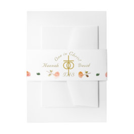 Cintas Para Invitaciones Terracotta Rosa Boda católica
