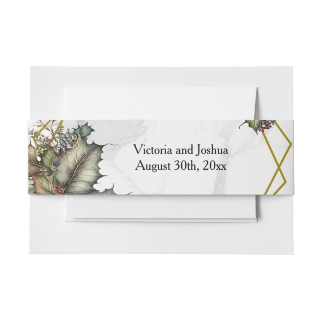 Cintas Para Invitaciones The Winery (Anverso Ejemplo)