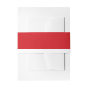 Cintas Para Invitaciones Tirado rojo