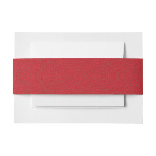 Cintas Para Invitaciones Tomato Red Noise Invitation Belly Band – Personali
