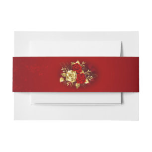 Cintas Para Invitaciones Tres Rosas Joyas