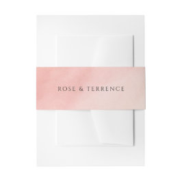 Cintas Para Invitaciones Tropical Sunset Watercolor Elegant Wedding