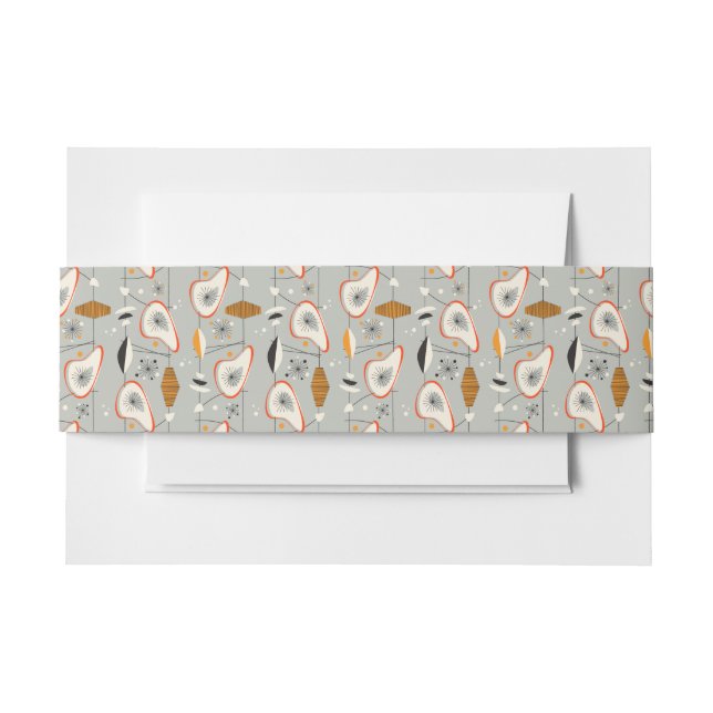 Cintas Para Invitaciones Trullo geométrico y modelo azul (Anverso Ejemplo)