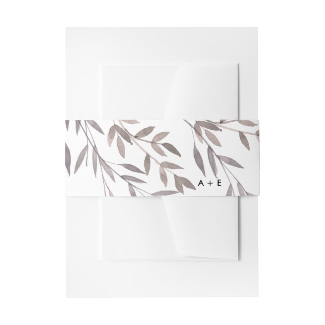 Cintas Para Invitaciones Un Boda de flores silvestres (Anverso Ejemplo)