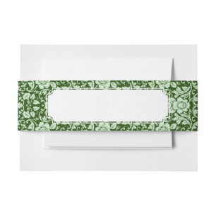Cintas Para Invitaciones Un damasco floral antiguo