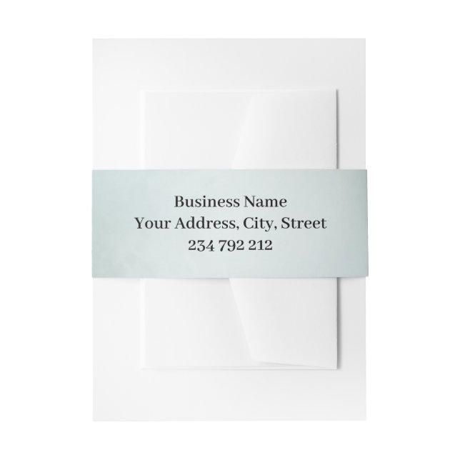 Cintas Para Invitaciones Un toque de verano: El elefante bebé (Anverso Ejemplo)