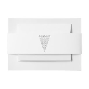 Cintas Para Invitaciones Una rebanada de dígitos de Pi