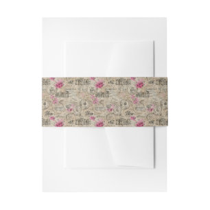 Cintas Para Invitaciones Una serie de diseño de la época de la efiemera fra
