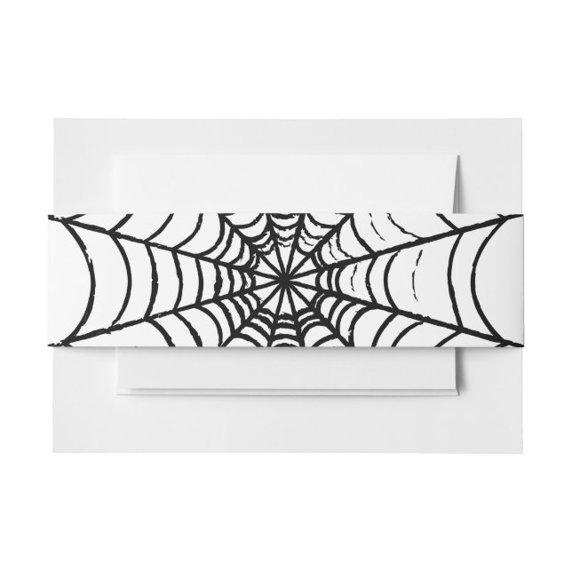 Cintas Para Invitaciones Una simple telaraña (Anverso Ejemplo)