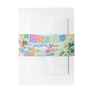 Cintas Para Invitaciones Únete a nosotros en México   Ilustración de acuare