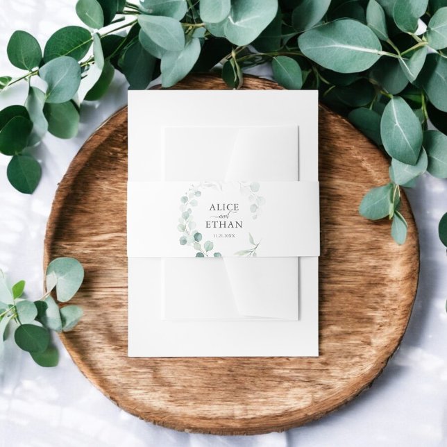 Cintas Para Invitaciones Verano de guion de eucalipto ruso (Subido por el creador)