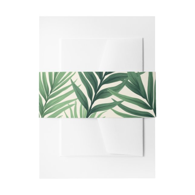 Cintas Para Invitaciones verde (Anverso Ejemplo)