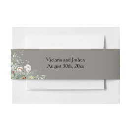 Cintas Para Invitaciones Verde Nevado
