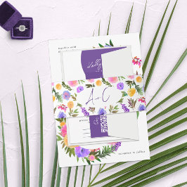 Cintas Para Invitaciones Vibrante Casual Magenta Violeta Amarillo