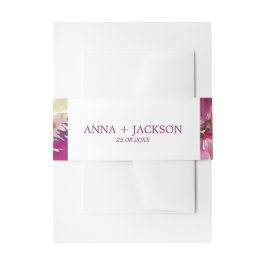 Cintas Para Invitaciones Vibrante Jardín Floral Verano Boda Boho