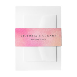 Cintas Para Invitaciones Vibrantes Sueños Invitación Banda De Belly / Peach