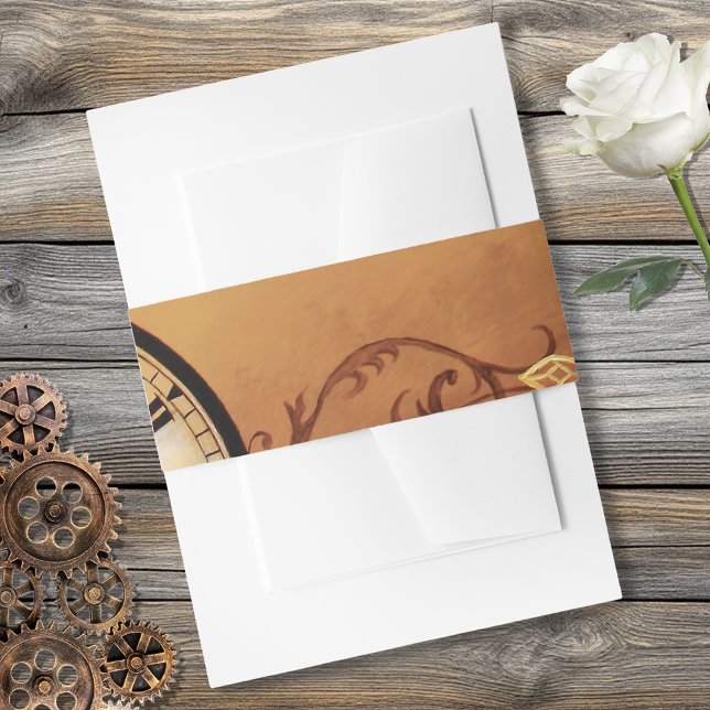 Cintas Para Invitaciones Victorian Steampunk Elegance Boda (Subido por el creador)