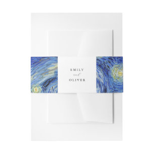 Cintas Para Invitaciones Vincent Van Gogh Starry Night Boda