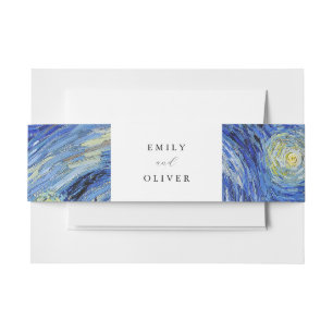 Cintas Para Invitaciones Vincent Van Gogh Starry Night Boda