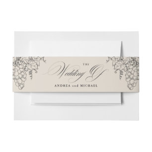 Cintas Para Invitaciones Vineyard Rustic Winery de Napa Valley California