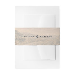 Cintas Para Invitaciones Vintage Blue Toile French Tapestry Elegant Wedding