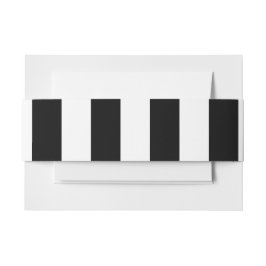 Cintas Para Invitaciones Vintage Classic rayas negras y blancas