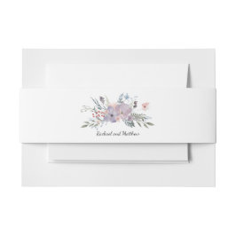 Cintas Para Invitaciones Violet Meadow Boda floral