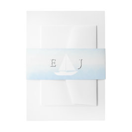 Cintas Para Invitaciones Water Meets Sky Watercolor Wedding