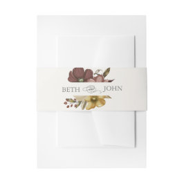 Cintas Para Invitaciones Watercolor Boho Neutral Wedding 