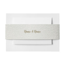 Cintas Para Invitaciones Watercolor Oro Eucalipto Boda de follaje brillante
