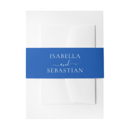 Cintas Para Invitaciones Wedding Formal Cobalt Blue Set