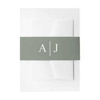 Cintas Para Invitaciones White Flowers and Greenery Wedding