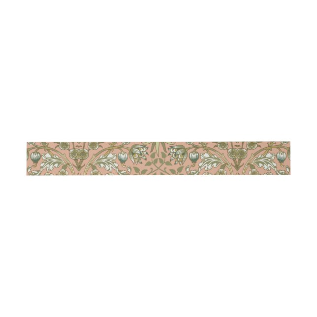 Cintas Para Invitaciones William Morris Hyacinth Flower Rosa Art (Superficie plana)