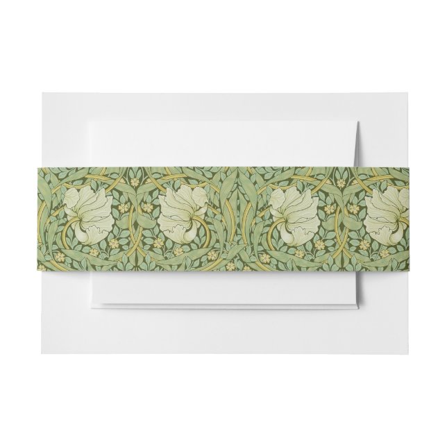 Cintas Para Invitaciones William Morris Pimpernel Floral Blue Wallpaper (Anverso Ejemplo)