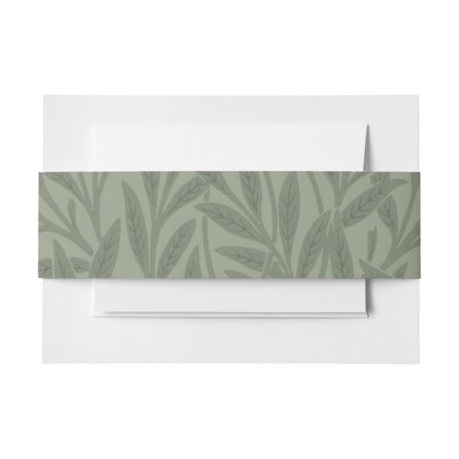 Cintas Para Invitaciones William Morris Willow Flower Classic (Anverso Ejemplo)