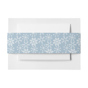 Cintas Para Invitaciones Winter SNOWFLAKES patrón sin fisuras + tus ideas