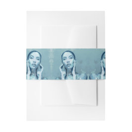Cintas Para Invitaciones "Woman in Blue"