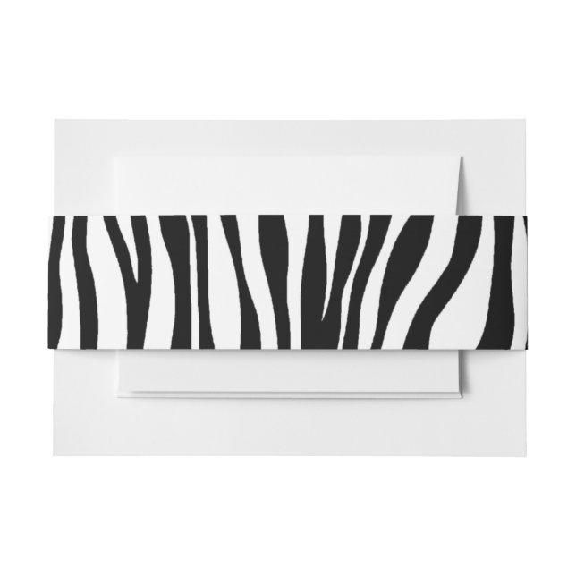 Cintas Para Invitaciones Zebra (Anverso Ejemplo)
