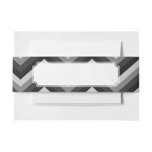 Cintas Para Invitaciones Zigzag retro Chevron del modelo