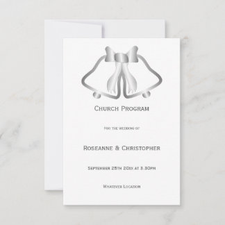 Cintas Y Cinta Del Programa De Bodas Plateadas