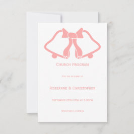 Cintas Y Cintas Del Programa De Bodas Rosadas