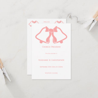 Cintas Y Cintas Del Programa De Bodas Rosadas