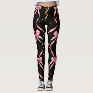 cintas y dorado en pantalones de jogging negros