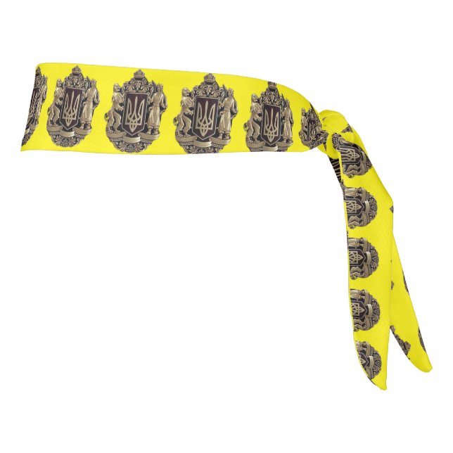 Cintillo de cabeza Ucrania Emblema Unisex Guerrero (Girar 90)