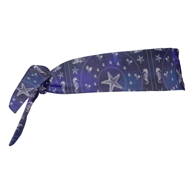 Cintillo de corbata azul náutico (Girar 270)