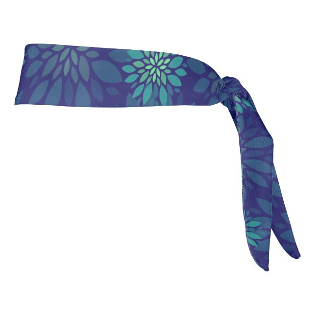 Cintillo de corbata con estampado floral (Girar 90)