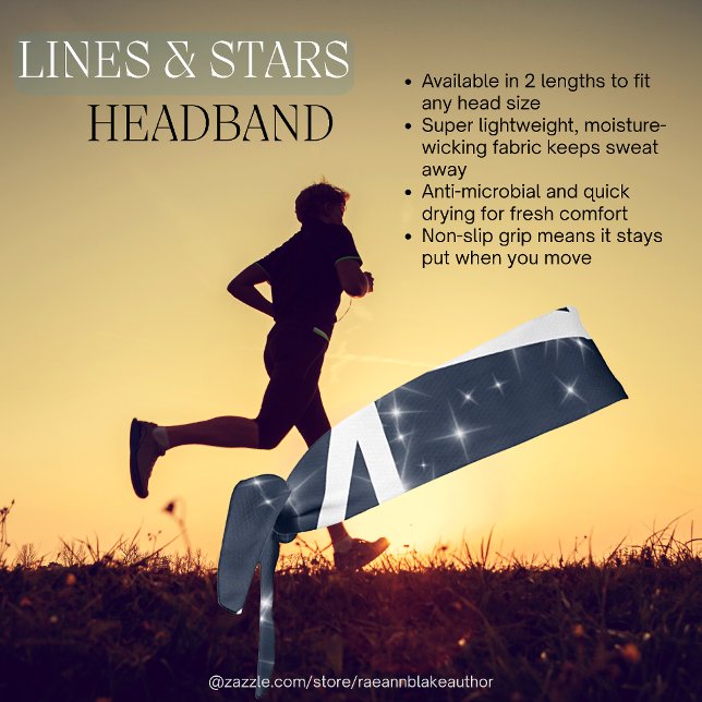 Cintillo de Líneas y Estrellas (Subido por el creador)