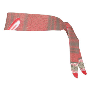 Cintillo Deportivo con Estampado Rojo Estilo Pre